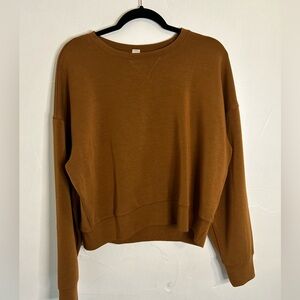 SPANX Brown Sweatshirt